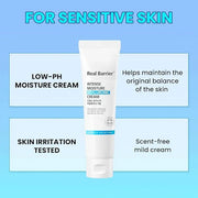Real Barrier | Intense Moisture Hyaluronic Cream | Panthenol Skin Barrier Repair Face Cream | Hyaluronic Acid Moisturizing...