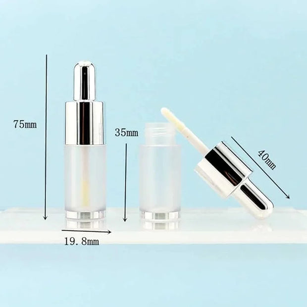 Teensery 6 Pcs 2.5ml Empty Lip Gloss Bottles Mini Baby Bottle Shaped Lip Glaze Tubes Refillable Lip Balm Vials Containers ...