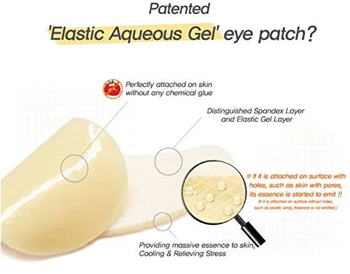The Orchid Skin Eye Patch Skin Care Eye Masks for Dark Circles Korean Beauty 1oz Orchid Smoky Under Clear Eye Patch Pack o...