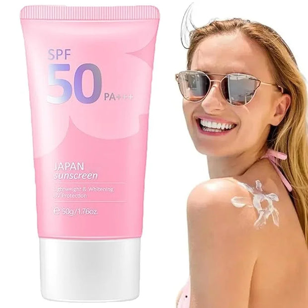 Japan Sunscreen SPF 50 Bloqueador Solar Japones Sunscreen for Face Japanese Sunscreen SPF PA+++ Rosada Sunscreen Essence C...