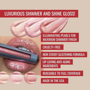 Runway Rogue LuxGloss Lip Gloss Trio, High-Pigment Shimmer Lip Gloss Set, (‘Photo Filter’, ‘Catwalk’, ‘Strike a Pose’) - P...