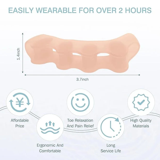 2 Pcs Toe Spacers for