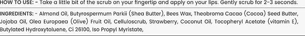 Lip Scrub strawberry 0.35 fl/oz