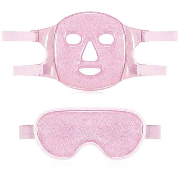 Geyoga Gel Ice Face Eye Mask Cooling Face Eye Masks for Reducing Puffiness, Dark Circles, Redness, Pain Relief, Migraine, ...
