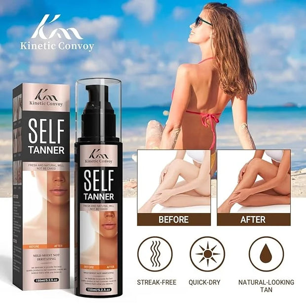 Self Tanner Tanning Lotion-Nice smell,Natural & Organic Ingredients Clear Self Tan - Sunless Tanning Lotion Best Sellers f...