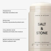 Salt & Stone Body Mist + Natural Deodorant Bundle | Santal & Vetiver - Product Image