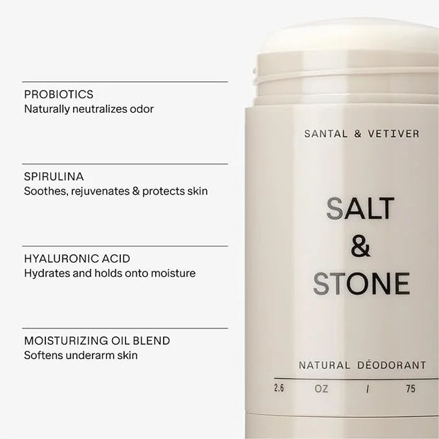 Salt & Stone Body Mist + Natural Deodorant Bundle | Santal & Vetiver - Product Image