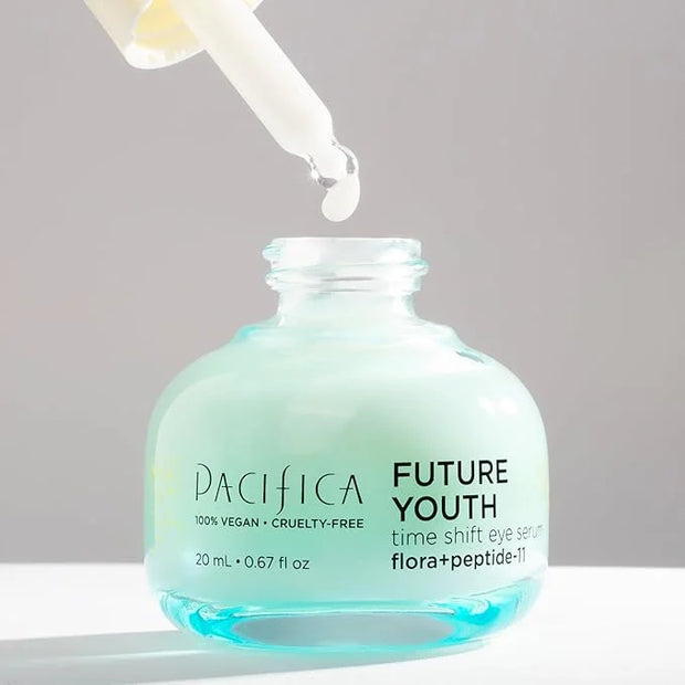 Pacifica Future Youth Time Shift Eye Serum – Peptide Eye Serum for Fine Lines & Dark Circles, Lifting & Firming Under Eye ...