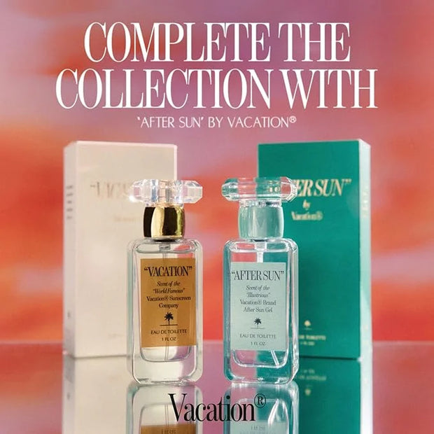 "VACATION" by Vacation Sunscreen Eau de Toilette, Beach Coconut Perfume for Women & Men, Scent of Sunscreen & Summer, Trav...