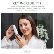 Brilliant Restoring Probiotic Eye Cream – Under Eye Cream with Caffeine, Green Tea, Hyaluronic Acid, Botanical Ingredients...