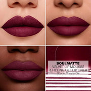 Morphe Soulmatte Velvet Lip Mousse Matte Lipstick - Air-Whipped, Soft Matte Lip Makeup with Vitamin E to Hydrate, Soften a...