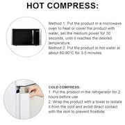 Gel Eye Pack, Hot Cold Compress Eye Gel Ice Packs Reusable Cooling Eye Cover for Dark Circles Puffiness Cold Eye Girl Wome...
