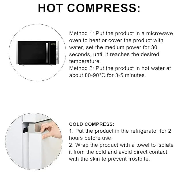 Gel Eye Pack, Hot Cold Compress Eye Gel Ice Packs Reusable Cooling Eye Cover for Dark Circles Puffiness Cold Eye Girl Wome...