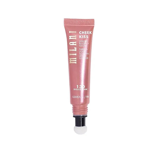 Milani Cheek Kiss Blush + Glow Highlighter - 130 Dolce Pink - Product Image