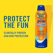 Banana Boat Sport Cool Zone SPF 30 Sunscreen Spray Twin Pack | Sport Sunscreen Spray SPF 30, Clear Sunscreen Spray, Banana...