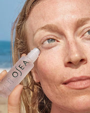 OSEA Ocean Eyes® Age-Defying Eye Serum - For Dark Circles, Puffiness - Cooling Roller Ball Applicator - Hyaluronic Acid, P...