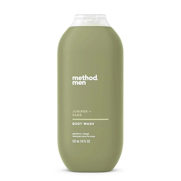 Method Men Body Wash, Juniper + Sage, Paraben and Phthalate Free, 18 fl oz (Pack of 1) - Product Image