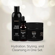 Golden Grooming Co. Everyday Beard Bundle – Complete Beard Care Set | Includes Beard Oil, Balm & Shampoo (XL, Fresh Scent)...