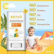 baby Mineral Sunscreen Stick 100% Zinc Oxide SPF 50+ Water Resistant UVA/UVB Protection Easy to Apply Fragrance Free, babi...