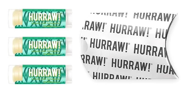 Hurraw! Coconut, Mint, Lemongrass (Pitta) Lip Palm