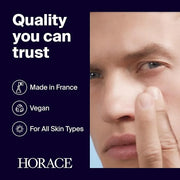 HORACE Under-Eye Moisturizer for Men - Anti-Fatigue Eye Cream to Reduce Dark Circles and Puffiness - Hydrating & Smoothing...