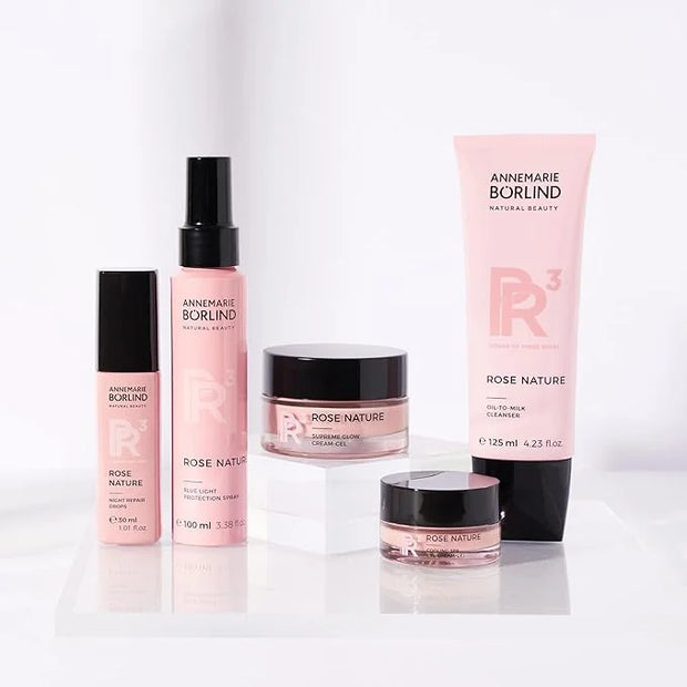 ANNEMARIE BÖRLIND ROSE NATURE Cooling Spa Eye Cream-Gel (0.50 Fl Oz) - Plumps up wrinkles caused by tiredness, PR3 rose co...