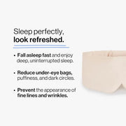 Dore & Rose Deep Sleep Mask Light Blocking, 23 Momme Mulberry Silk Eye Mask, Ultra Soft, Adjustable - Travel Sleeping Mask...