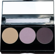 Off White, Matte Light Lavender, and Matte Deep Purple Vegan Eyeshadow Trio Palette; Talc, Paraben & Cruelty Free - Produc...