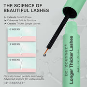 Dr, Brenner peptide eyelash enhancing serum for thicker, longer and fuller lashes - Product Image