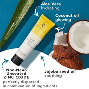 Face Sunscreen SPF 20 - Mineral Sunscreen Face, Reef Friendly Sunscreen With Natural & Organic Ingredients, Biodegradable ...