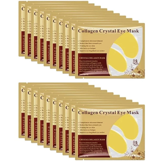 20 Pairs Under Eye Patches, Collagen Crystal Eye Mask for Dark Circles and Puffiness - Anti Aging Under Eye Mask. - Produc...