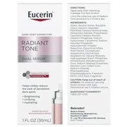 Eucerin Radiant Tone Dual Serum Dark Spot Corrector, Dark Spot Serum with Thiamidol and Hyaluronic Acid, Helps Visibly Red...