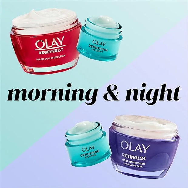 Olay Hyaluronic + Peptide 24 Gel Eye Cream, Fragrance-Free, 0.5oz (15 mL) - Product Image