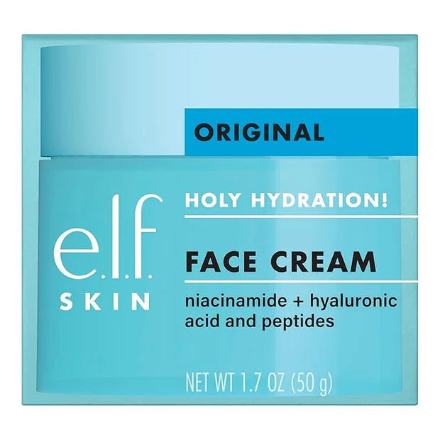 e.l.f. SKIN Holy Hydration! Face Cream, Moisturizer For Nourishing & Plumping Skin, Infused With Hyaluronic Acid, Vegan & ...