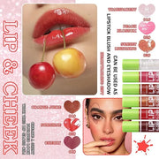 6 Colors Lip Oil Set,Big Brush Head Lip Glow Oil,Moisturizing Shiny Lip Plumping Lip Gloss Oil,Non-sticky Long Lasting Hyd...