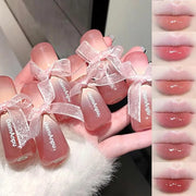6Pcs Hydrating Jelly Lip Gloss Set,Moisturizing & Plumping Water Lip Stain Mirror Liquid Lipsticks,Waterproof Long Lasting...