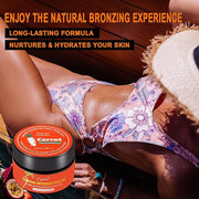 100ml Carrot Tanning Intensifying Gel, 3.38 fl.oz Intensive Tanning Gel, Tanning Bed Lotion Accelerator for Outdoor Sun, W...