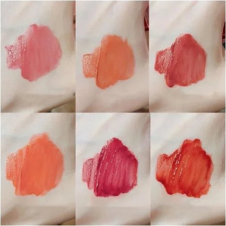 6 Colors Bear Lip Gloss Set, Lip Glaze Jelly Lipstick Liquid Lipstick Cute Bear Lipgloss Plumping Lip Tint Moisturizing Wa...