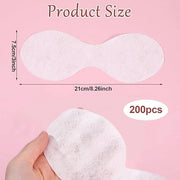 200 Sheets Disposable Facial Eye Mask Paper Non-Woven Eye Care Cotton Eye Pads Cosmetic Eye Patches Spa Eye Covers Beauty ...