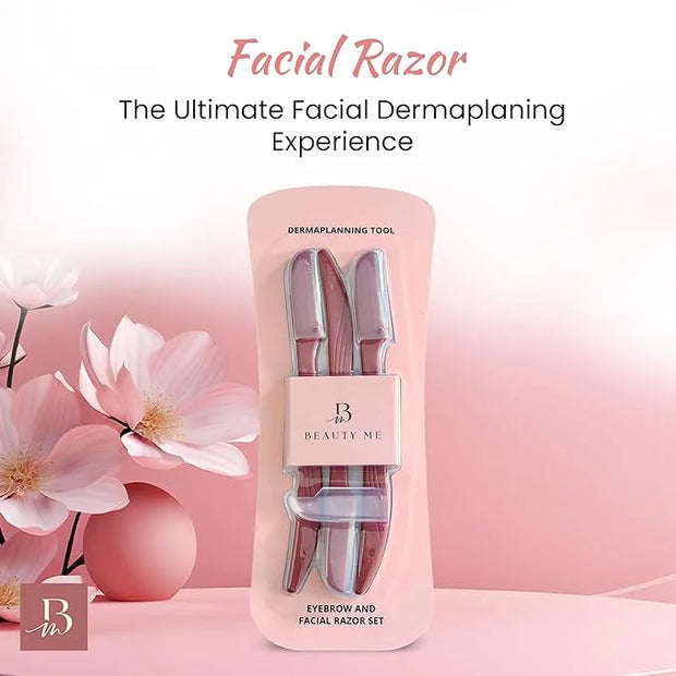 Premium Women Touch-up Dermaplaning Tool with precision cover, Eyebrow Razor, Face Razors for Women, Facial Razor, Dermapl...