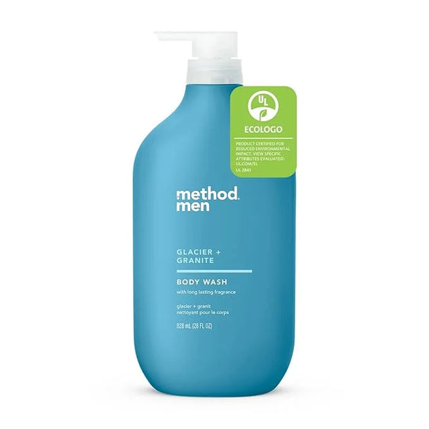 Method Men Body Wash, Glacier + Granite, Paraben and Phthalate Free, 28 FL Oz (Pack of 1) - Product Image