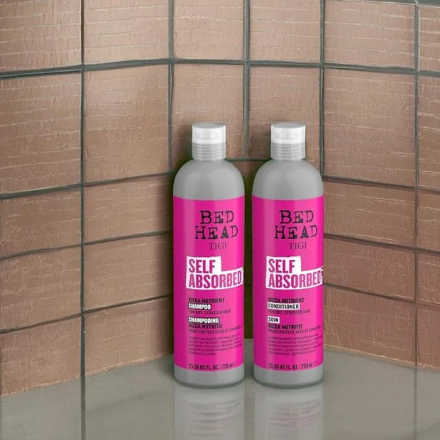 TIGI Bed Head Shampoo and Conditioner For Dry Hair Self Absorbed Nourishing Hair Care to Visibly Repair Hair and Strengthe...