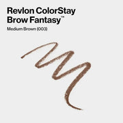 Revlon ColorStay Brow Fantasy, All In One Eyebrow Powder Pencil with Shaping Clear Gel, Gel Infused with Panthenol, Smudge...