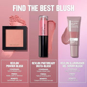 Revlon Illuminance Gel Serum Blush, Visibly Plump Cheeks, Dewy Finish and Hydrates All Day, 120 Striking Rose, 0.37 fl oz....