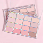 16Colors Pink Nude Taupe Basics Matte Eyeshadow Palette,Muted Pink Eye Shadow Makeup Travel Makeup Palette all in one Long...