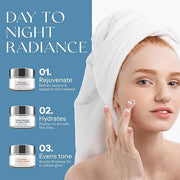 Skin 2.0-3 Day Creams Value Set - Dermatologist Tested, Hydrating - Anti-Aging, Clean Beauty, Natural Ingredients, Cruelty...