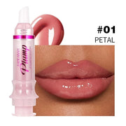 Plumping Lip Oil with Fresh Ginger Extract - Instant Fuller Lips, Ultra-Hydrating & Nourishing Glossy Lip Glow Oil, Lip Pl...