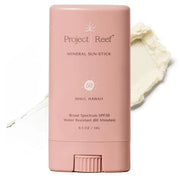SPF 50 Sheer Mineral Sunscreen Stick - Vegan, Reef Safe, Non-Nano Zinc, Face Sunblock Stick, No White Residue, Ideal for T...