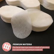 MoyRetty 300 Sheets Disposable Eye Mask-Non Woven Eye Care Cotton, Facial Eye Covers Skincare Spa Paper, Cosmetic Facial P...