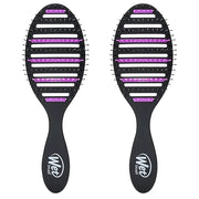 Wet Brush Refresh and Extend Speed Dry Black Detangling Hair Brush -Vented Design Ultra Soft HeatFlex Bristles Are Blow Dr...